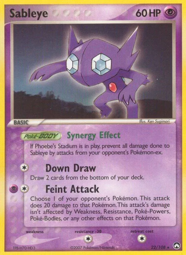 Sableye card front