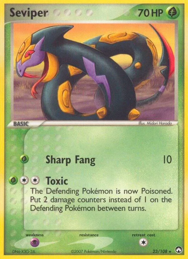 Seviper card front