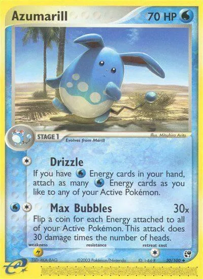 Azumarill card front