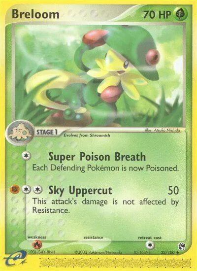 Breloom card front