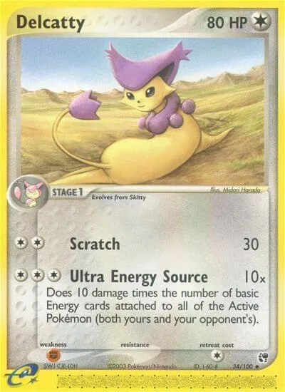 Delcatty card front