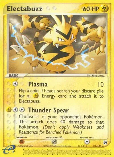 Electabuzz card front