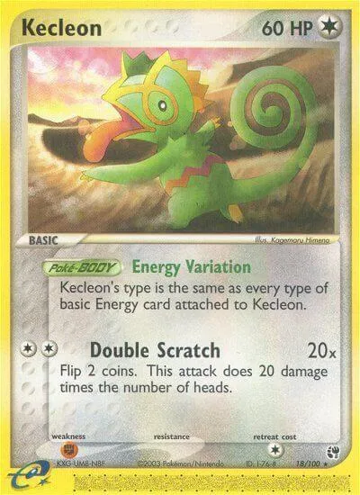 Kecleon card front