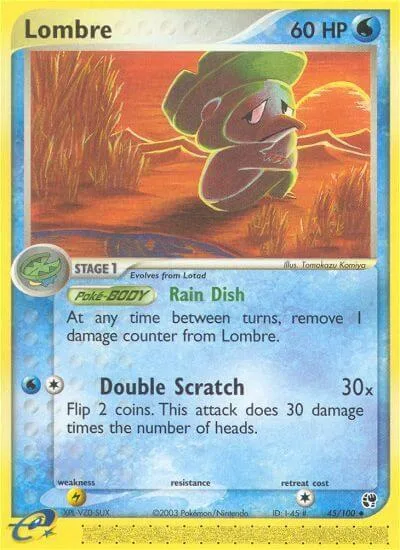 Lombre card front