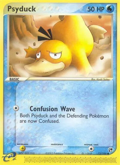 Psyduck Reverse Holofoil card