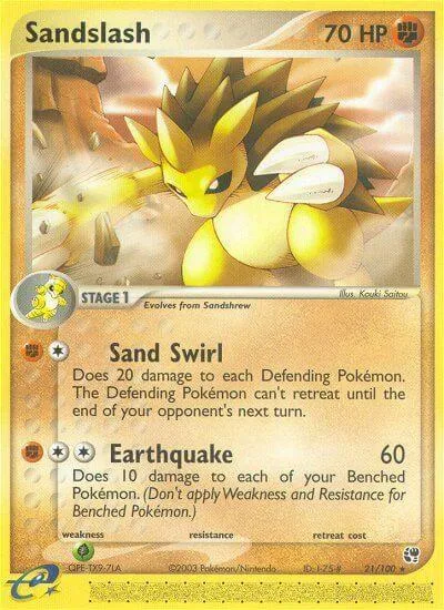 Sandslash card front