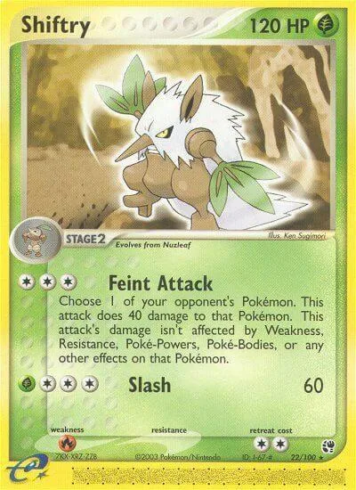 Shiftry card front