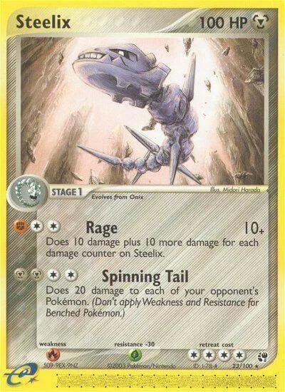 Steelix card front