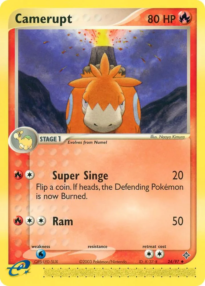 Camerupt card front