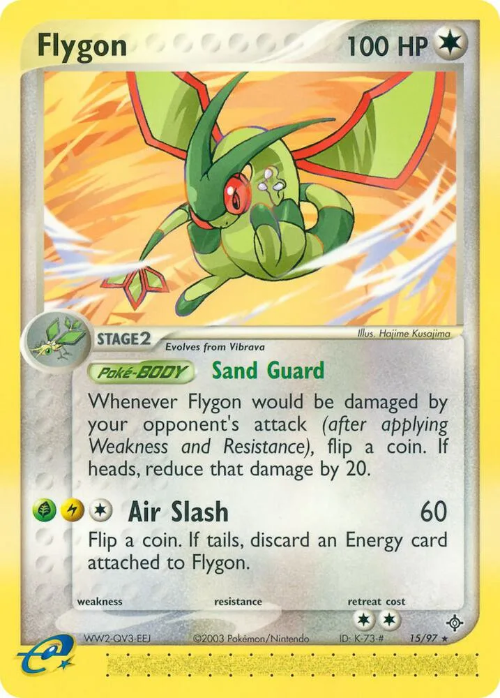 Flygon card front