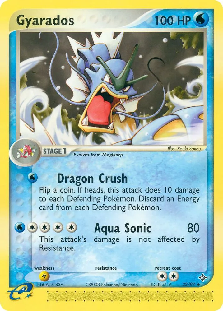 Gyarados card front