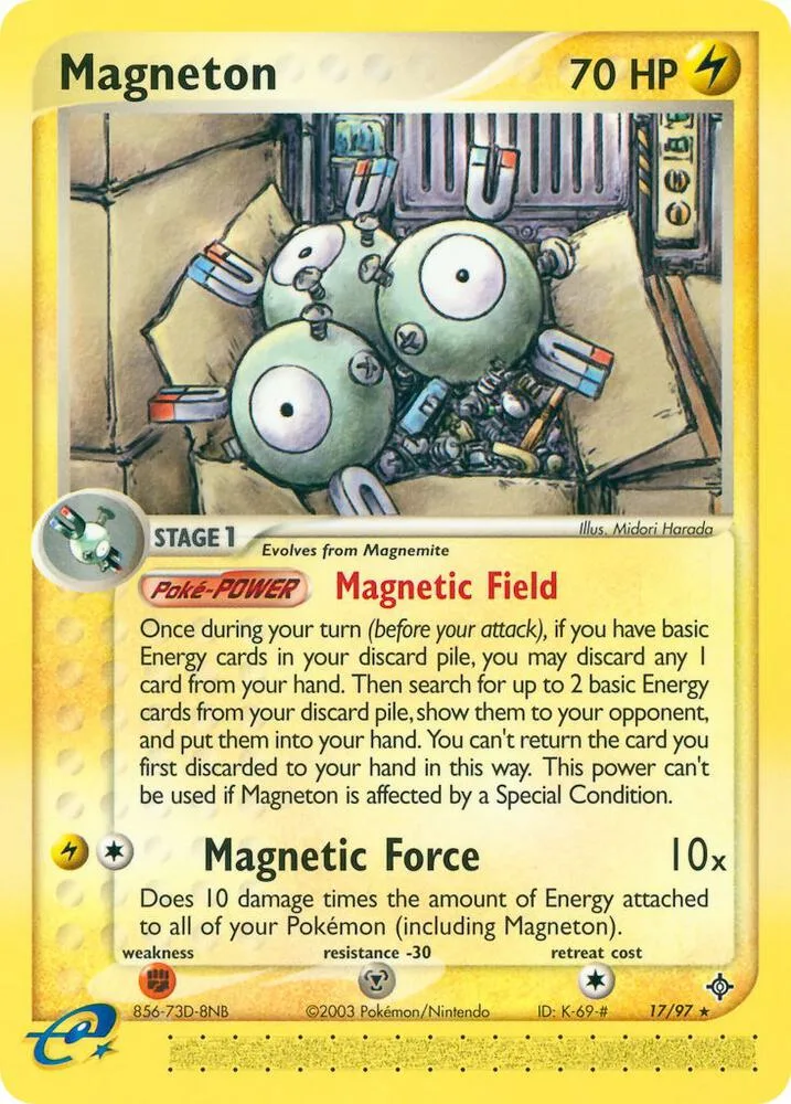 Magneton card front