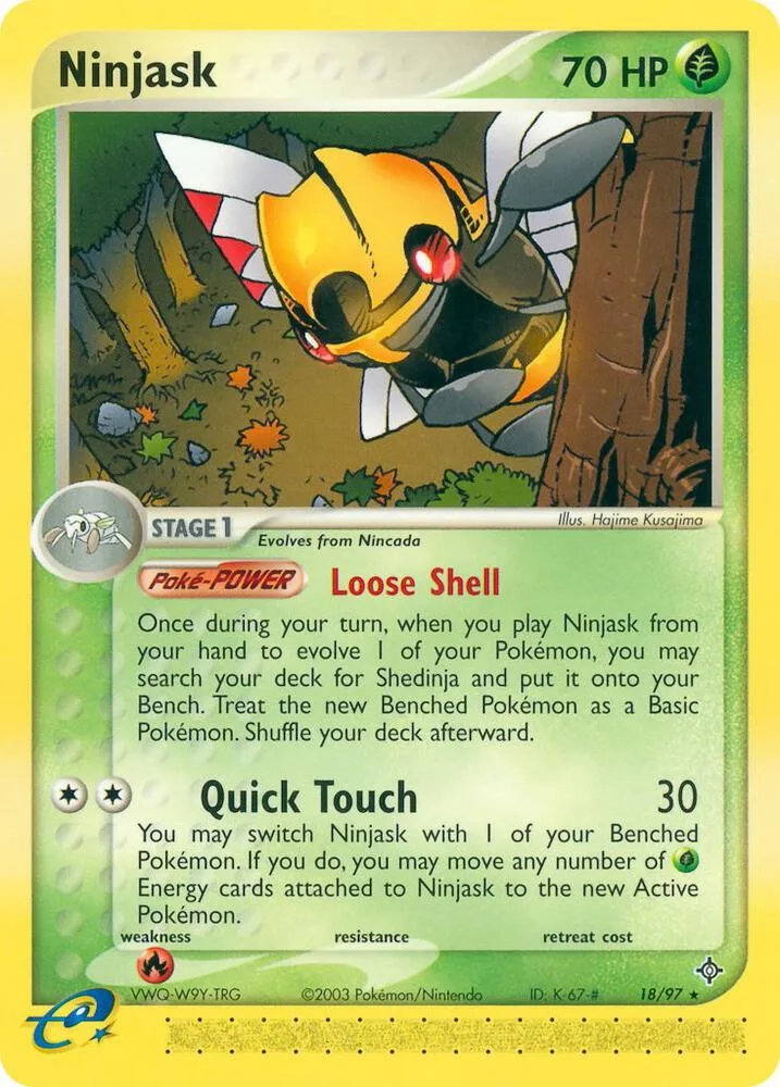 Ninjask card front