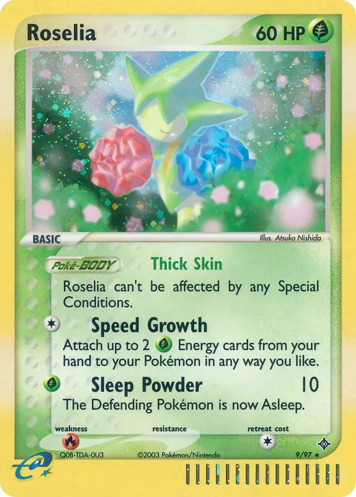Roselia card front