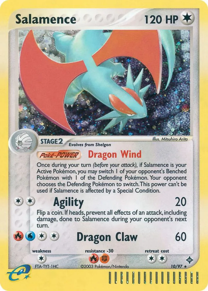 Salamence card front