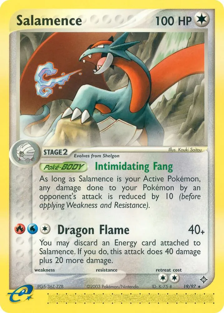 Salamence card front
