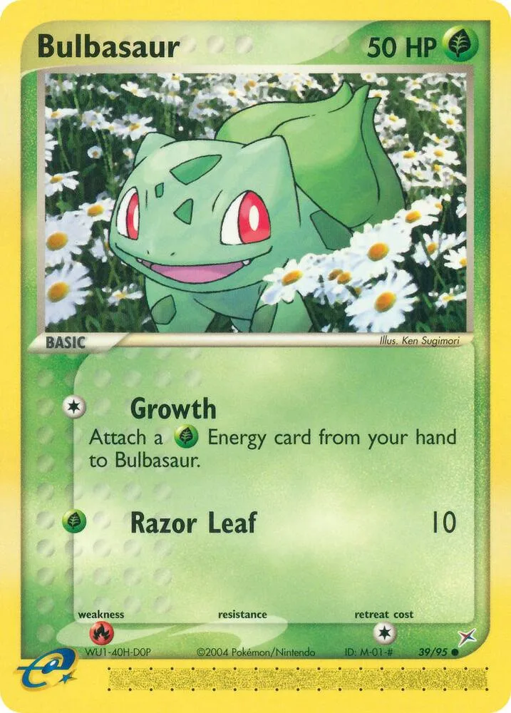 Bulbasaur card front