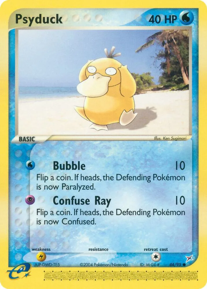 Psyduck card front