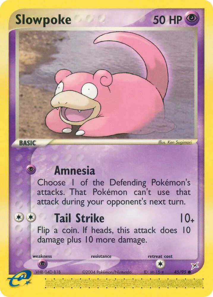 Slowpoke card front