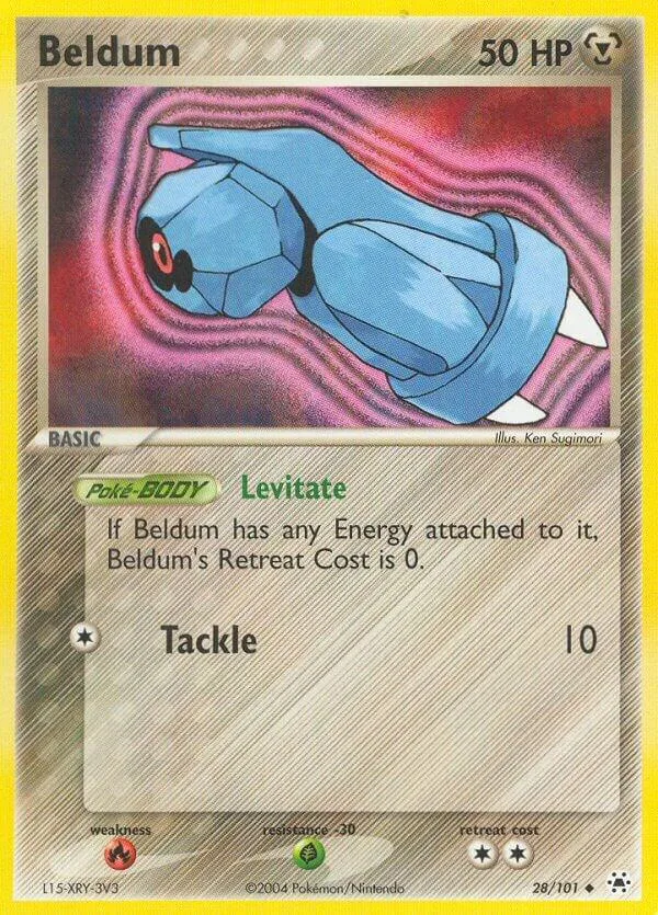 Beldum card front