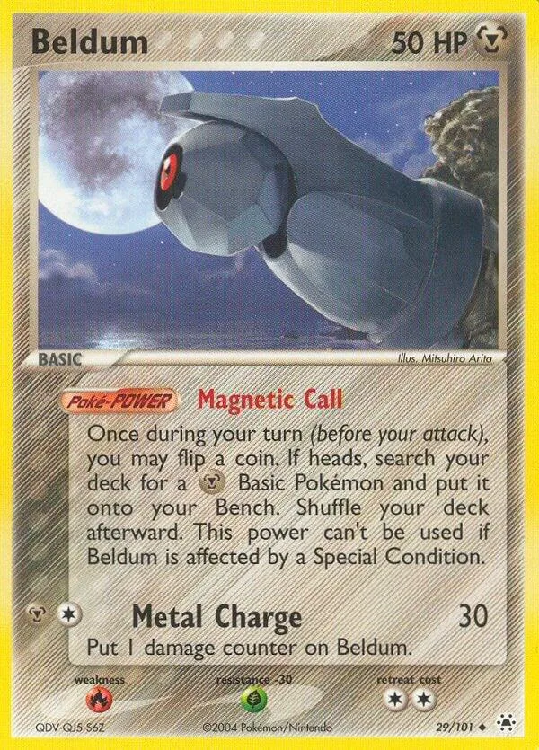 Beldum card front