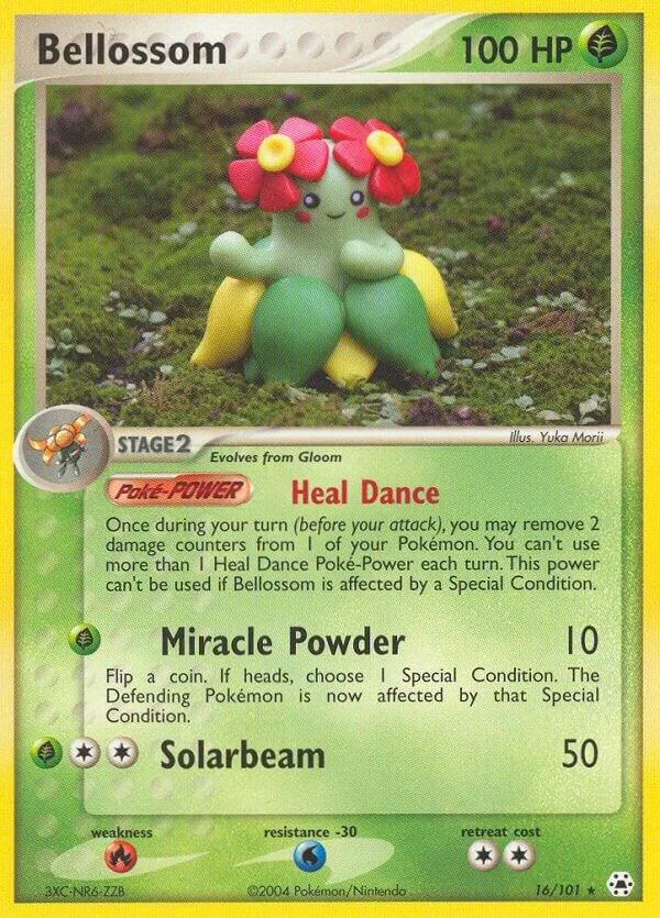 Bellossom card front