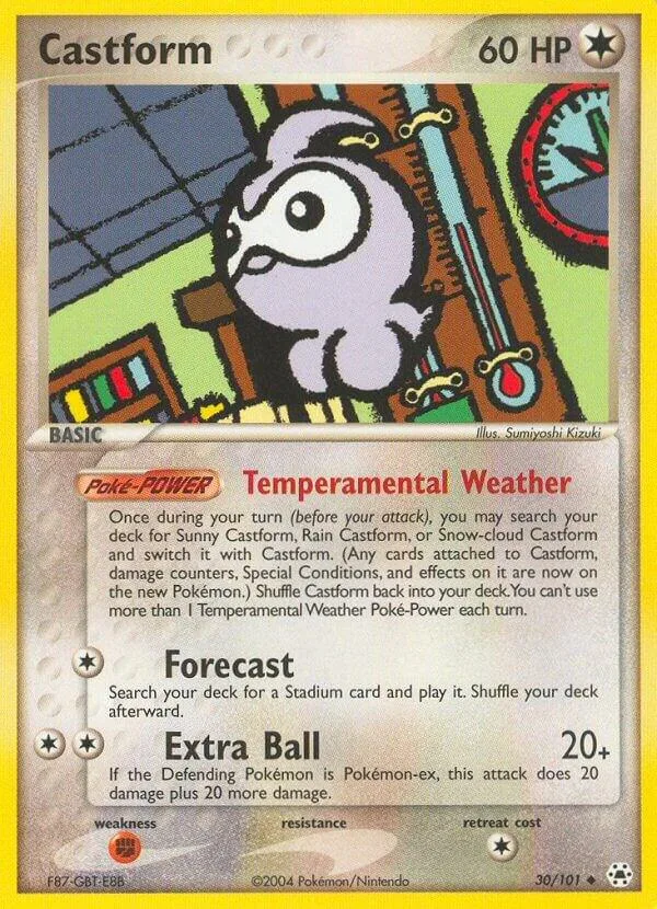 Castform card front