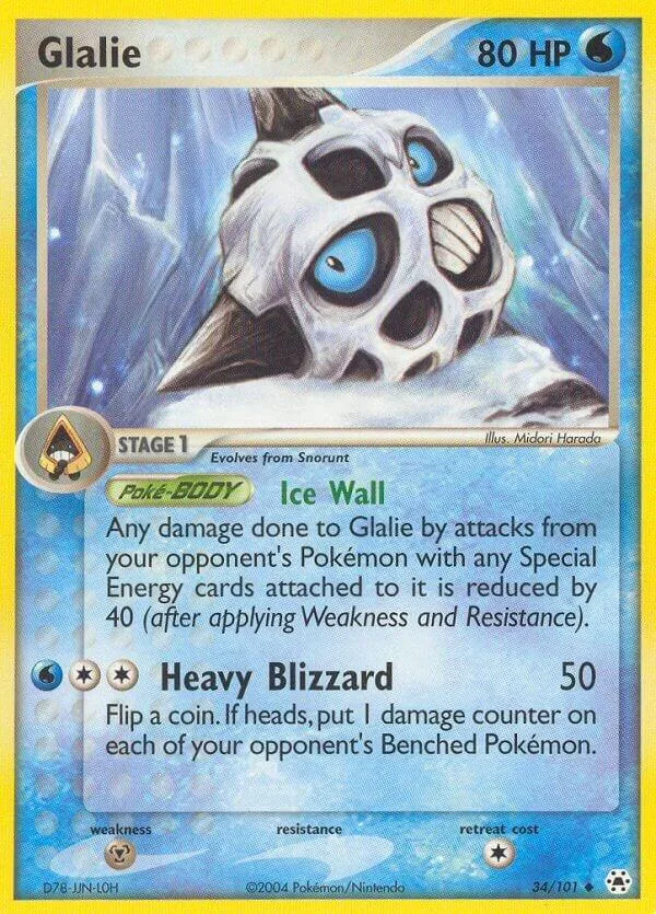 Glalie card front