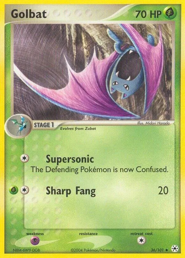 Golbat card front