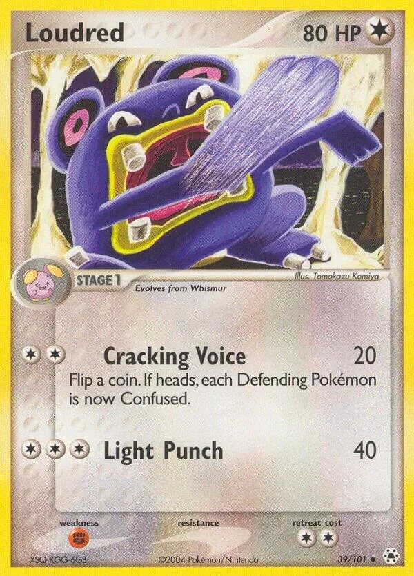 Loudred card front
