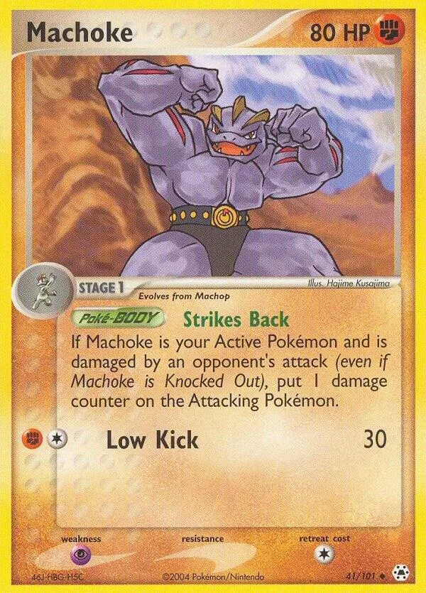 Machoke card front