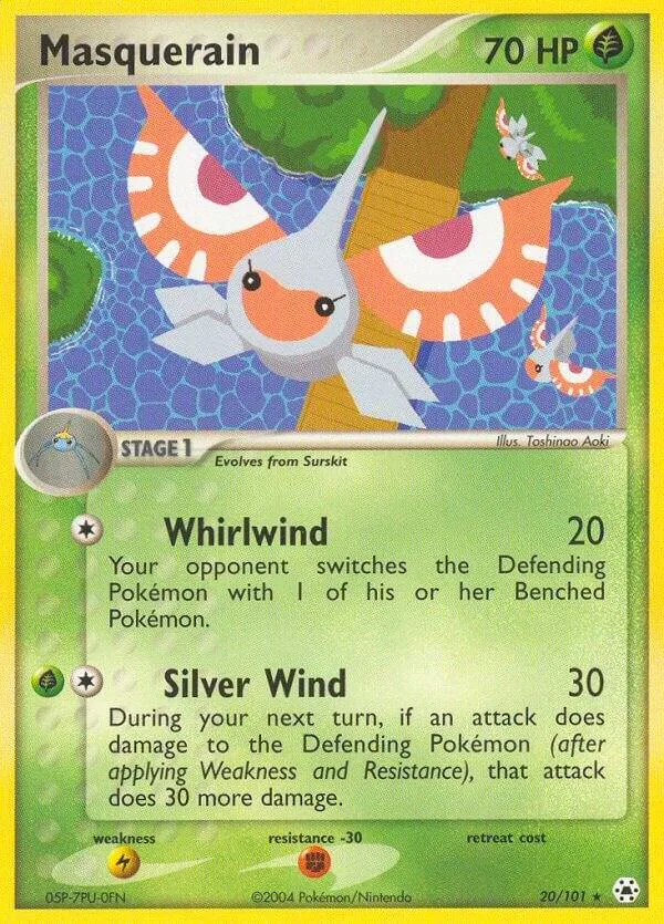 Masquerain card front