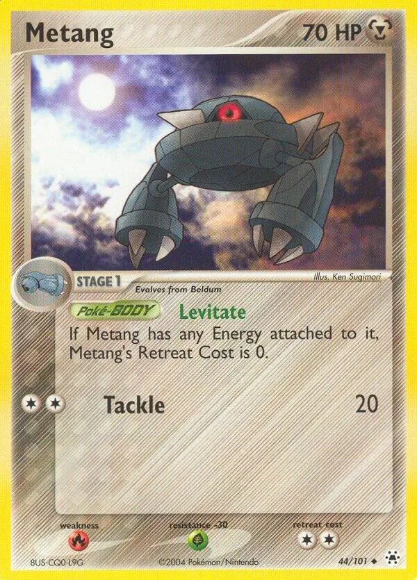 Metang card front