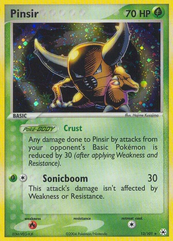 Pinsir card front