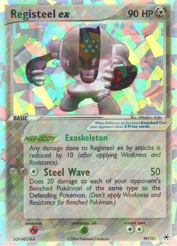 Registeel ex Holofoil card
