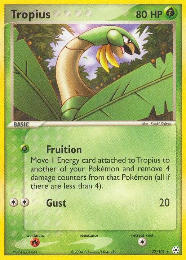 Tropius card front