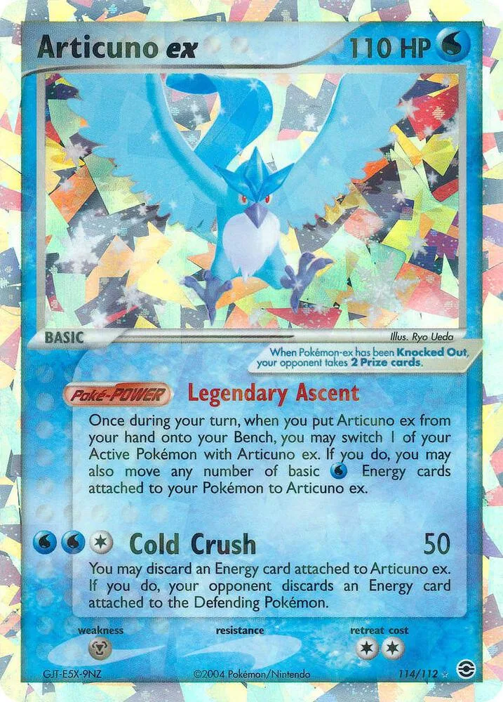 Articuno ex Holofoil card