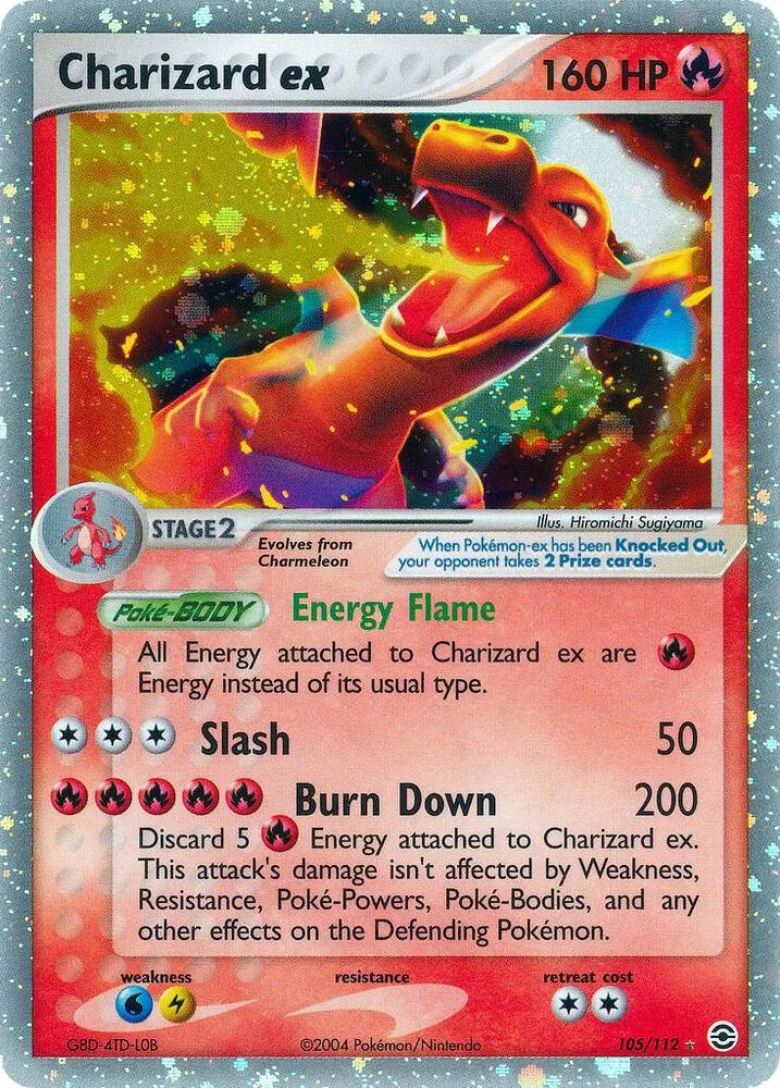 Charizard ex Holofoil card