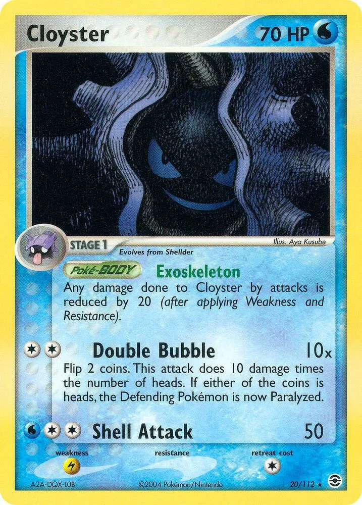 Cloyster card front