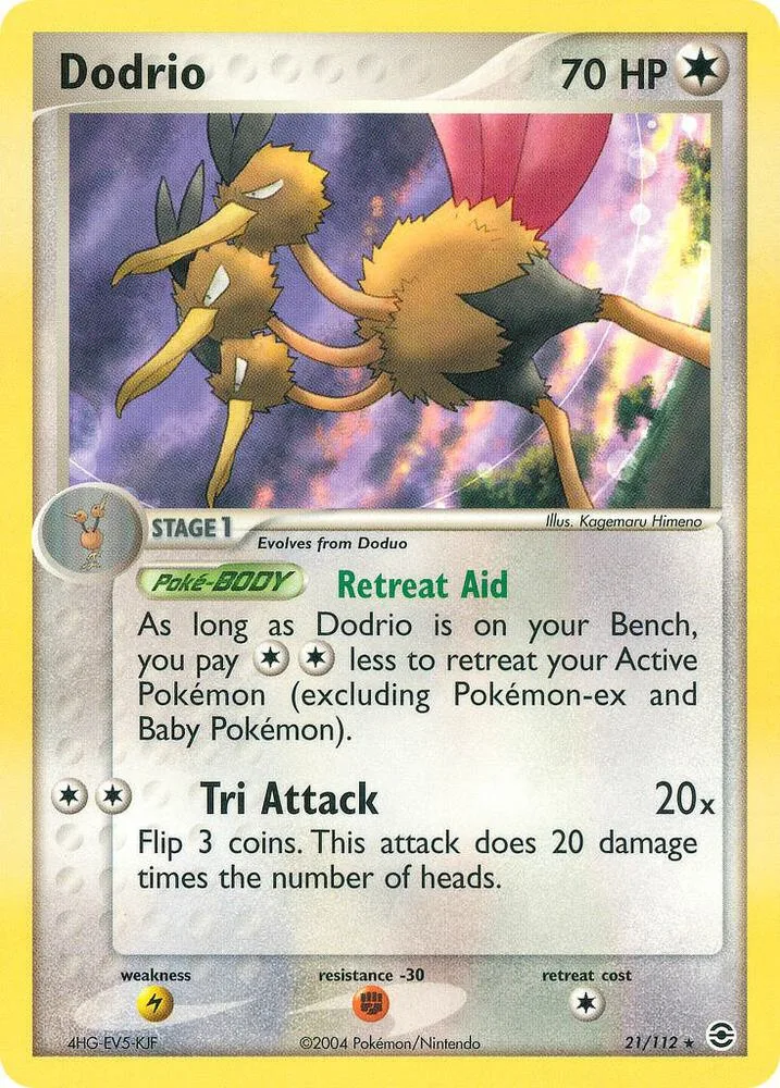 Dodrio card front