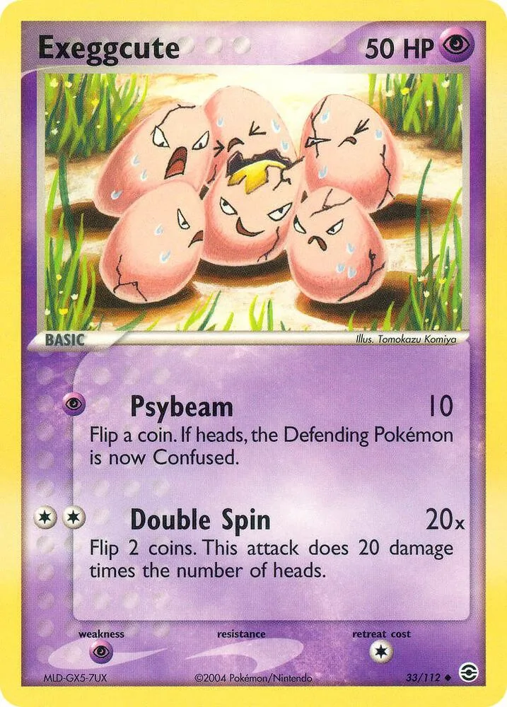 Exeggcute card front