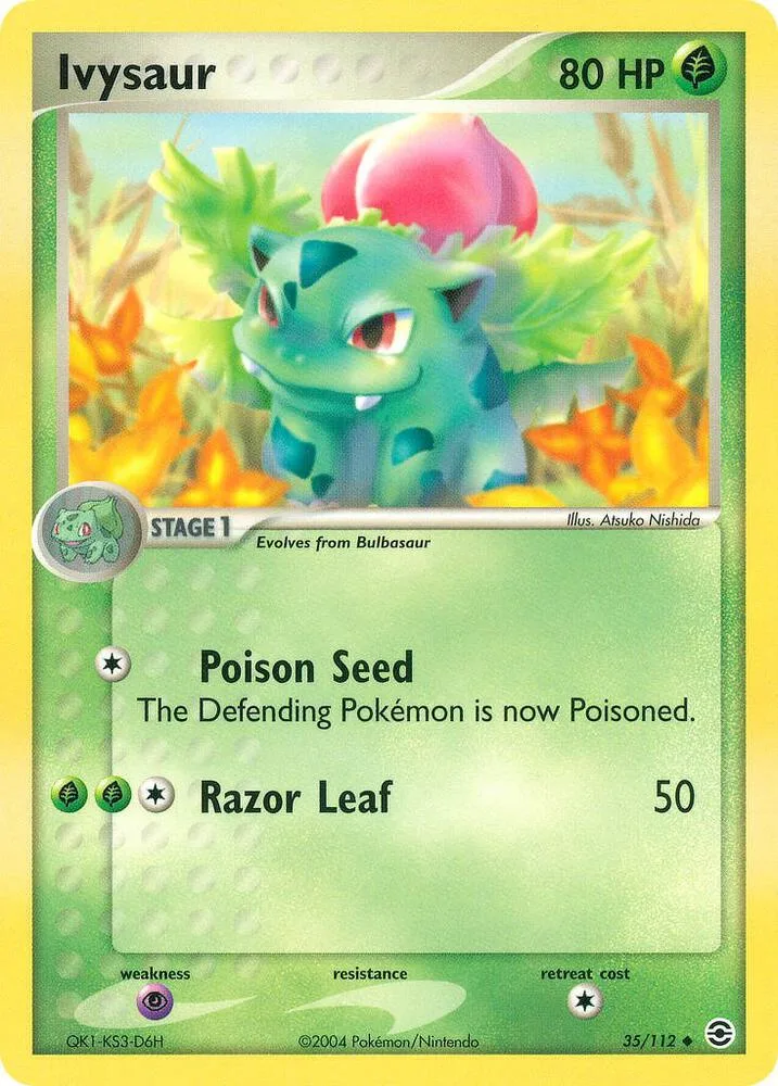 Ivysaur card front