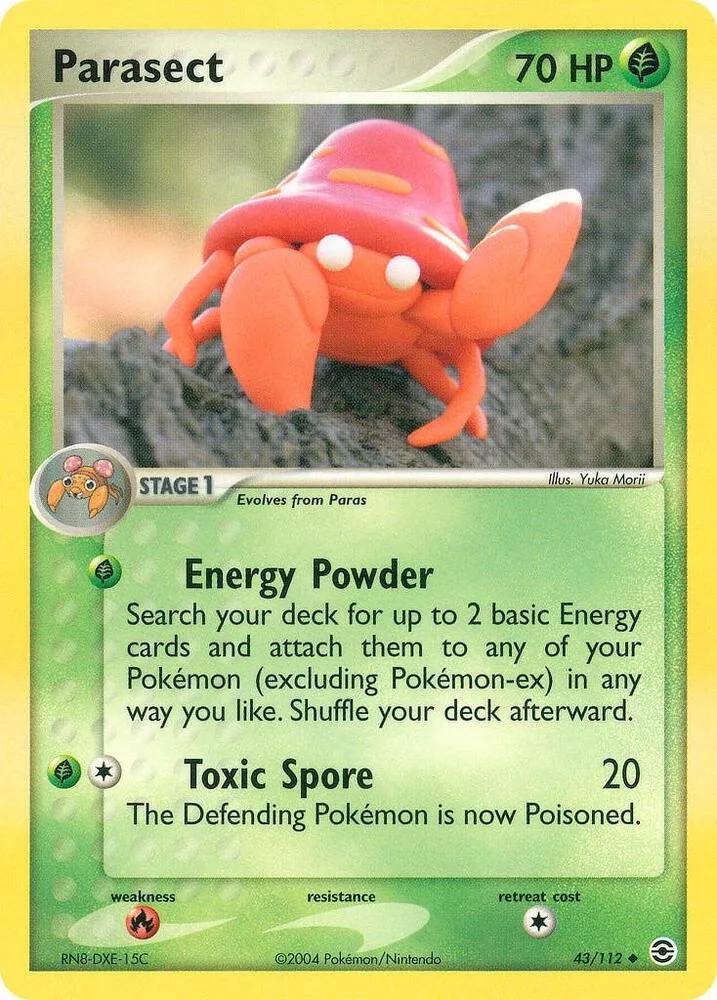 Parasect card front