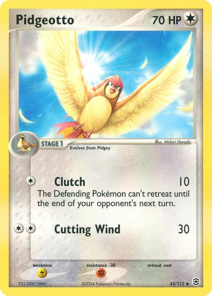 Pidgeotto card front