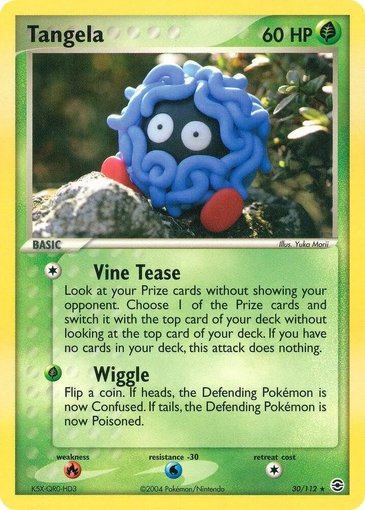 Tangela card front