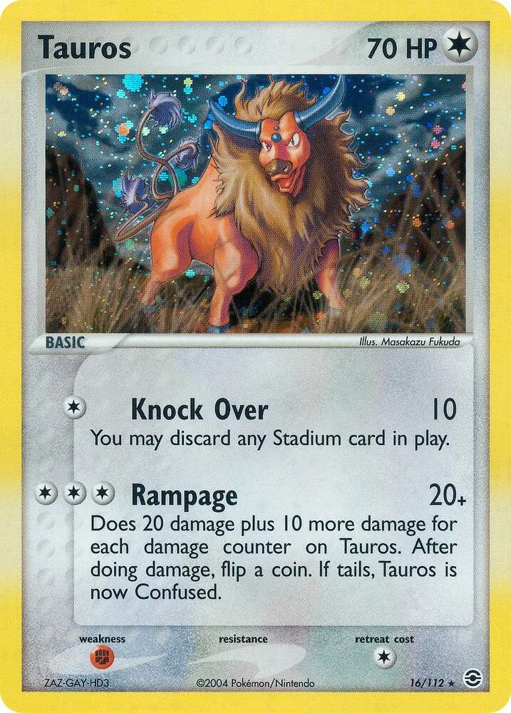 Tauros card front