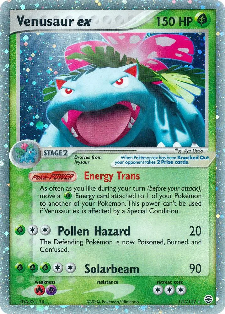Venusaur ex Holofoil card