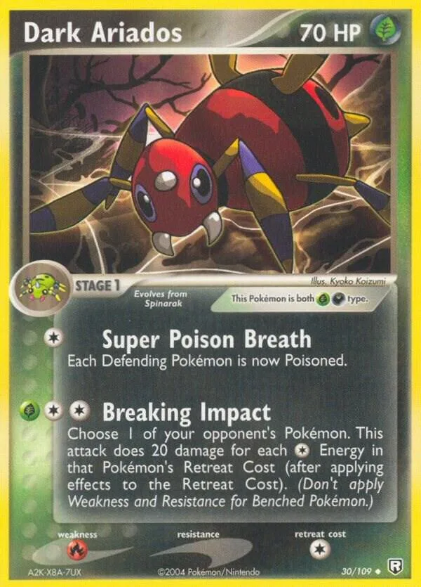 Dark Ariados card front