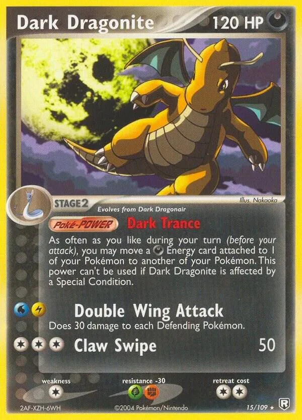 Dark Dragonite card front