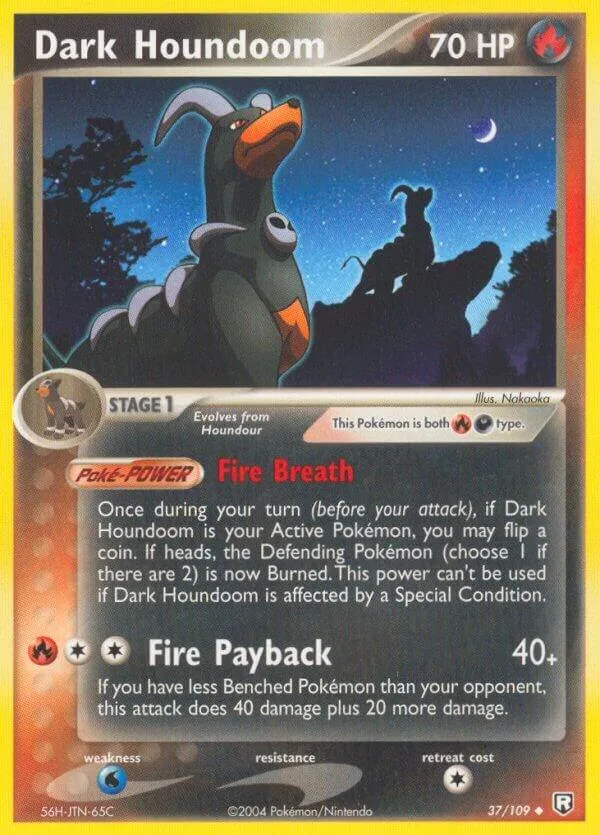 Dark Houndoom card front